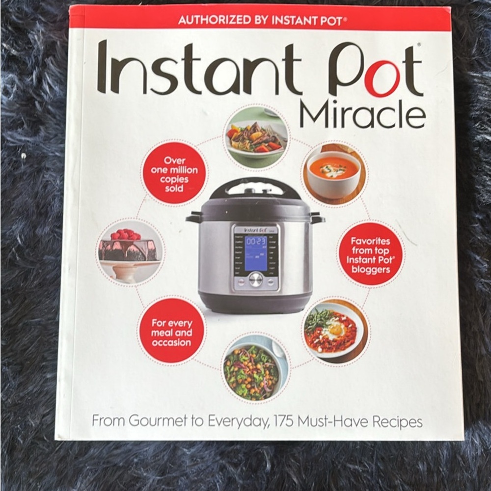 Instant Pot Miracle Cookbook - White & Silver